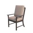 Hawthorne Upholstered cushion aluminum outdoor Senior Hospitality Commercial Restaurant Lounge Hotel dining arm chair